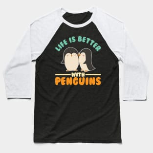 Penguin Animal Zookeeper Baseball T-Shirt